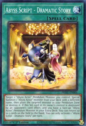 Abyss Script - Dramatic Story [PHHY-EN064] Common - Yu-Gi-Oh! - Card Brawlers | Quebec | Canada |
