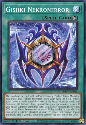 Gishki Nekromirror [PHHY-EN066] Common - Yu-Gi-Oh! - Card Brawlers | Quebec | Canada |