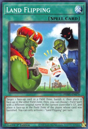 Land Flipping [PHHY-EN070] Common - Yu-Gi-Oh! - Card Brawlers | Quebec | Canada |