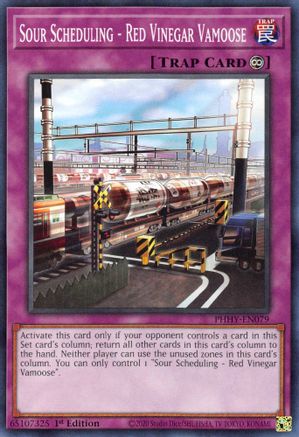 Sour Scheduling - Red Vinegar Vamoose [PHHY-EN079] Common - Yu-Gi-Oh! - Card Brawlers | Quebec | Canada |
