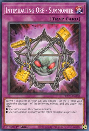 Intimidating Ore - Summonite [PHHY-EN080] Common - Yu-Gi-Oh! - Card Brawlers | Quebec | Canada |