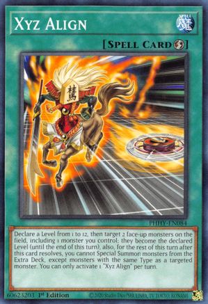 Xyz Align [PHHY-EN084] Common - Yu-Gi-Oh! - Card Brawlers | Quebec | Canada |