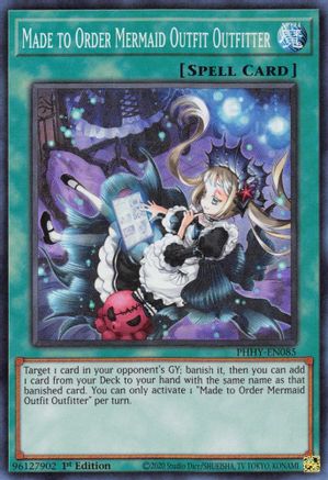 Made to Order Mermaid Outfit Outfitter [PHHY-EN085] Super Rare - Yu-Gi-Oh! - Card Brawlers | Quebec | Canada |