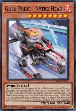 Gold Pride - Nytro Head [PHHY-EN087] Super Rare - Yu-Gi-Oh! - Card Brawlers | Quebec | Canada |