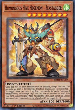 Humongous Hive Hegemon - Zexstagger [PHHY-EN099] Super Rare - Yu-Gi-Oh! - Card Brawlers | Quebec | Canada |