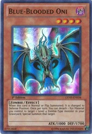 Blue-Blooded Oni [GENF-EN034] Super Rare - Yu-Gi-Oh! - Card Brawlers | Quebec | Canada |
