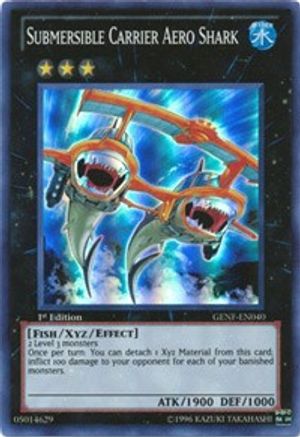 Submersible Carrier Aero Shark [GENF-EN040] Super Rare - Yu-Gi-Oh! - Card Brawlers | Quebec | Canada |