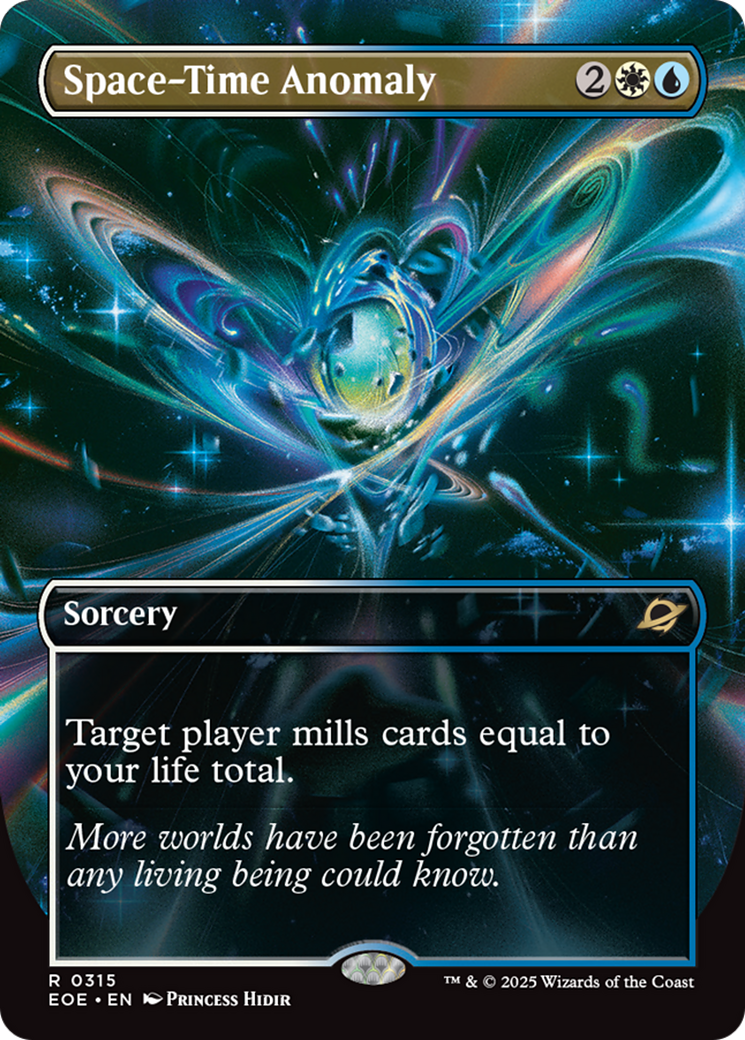 Space-Time Anomaly (Borderless) [Edge of Eternities] - Magic: The Gathering - Card Brawlers | Quebec | Canada |
