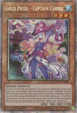 Gold Pride - Captain Carrie [PHHY-EN088] Starlight Rare - Yu-Gi-Oh! - Card Brawlers | Quebec | Canada |