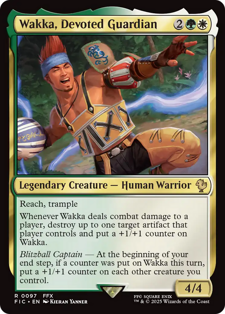 Wakka, Devoted Guardian [FINAL FANTASY Commander] - Magic: The Gathering - Card Brawlers | Quebec | Canada |