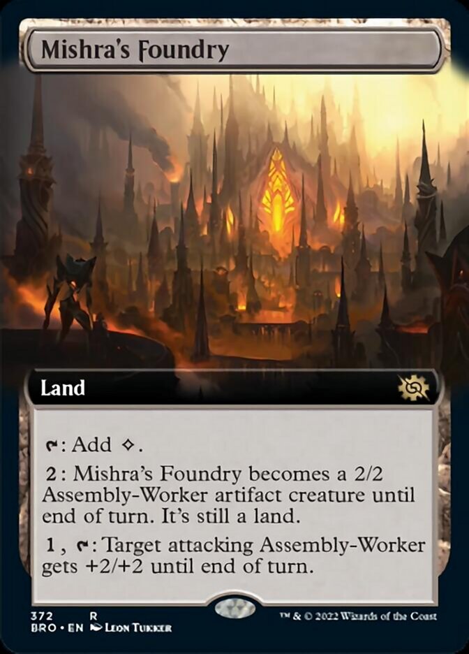 Mishra's Foundry (Extended Art) [The Brothers' War] - Magic: The Gathering - Card Brawlers | Quebec | Canada |