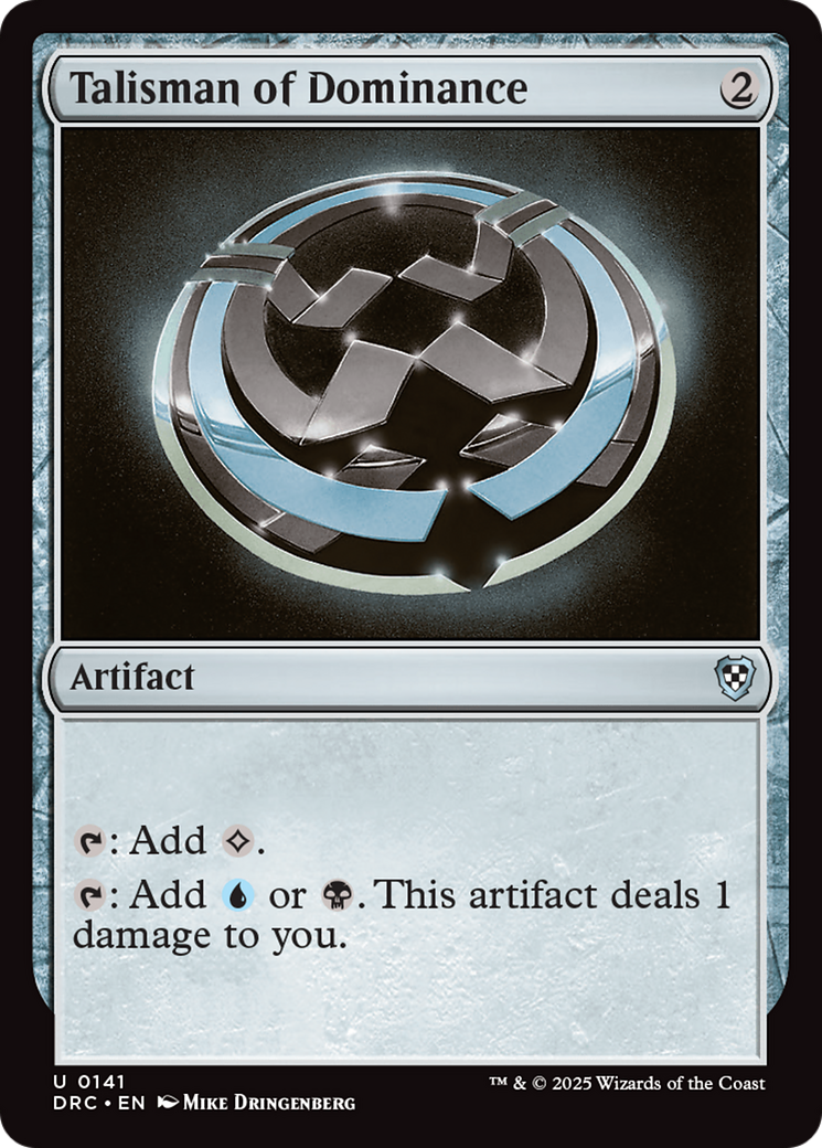 Talisman of Dominance [Aetherdrift Commander] - Magic: The Gathering - Card Brawlers | Quebec | Canada |