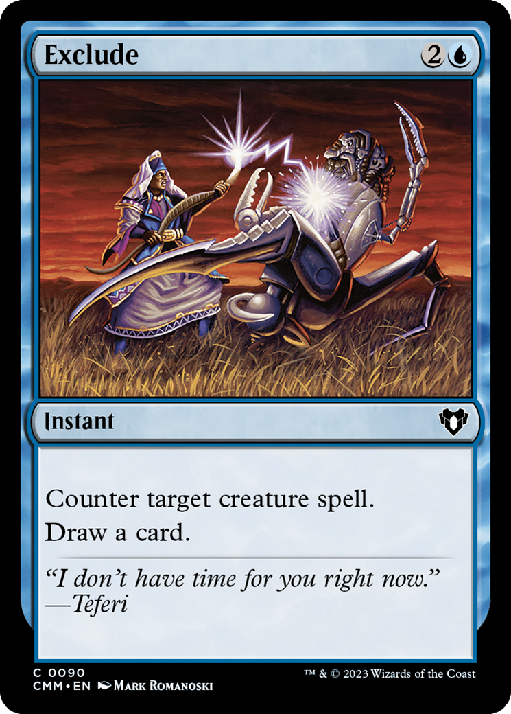 Exclude [Commander Masters] - Magic: The Gathering - Card Brawlers | Quebec | Canada |