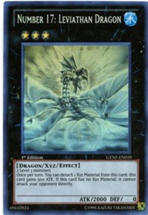 Number 17: Leviathan Dragon [GENF-EN039] Ghost Rare - Yu-Gi-Oh! - Card Brawlers | Quebec | Canada |