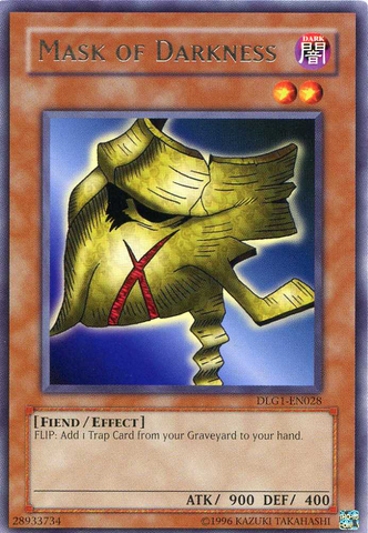 Mask of Darkness [DLG1-EN028] Rare - Yu-Gi-Oh! - Card Brawlers | Quebec | Canada |