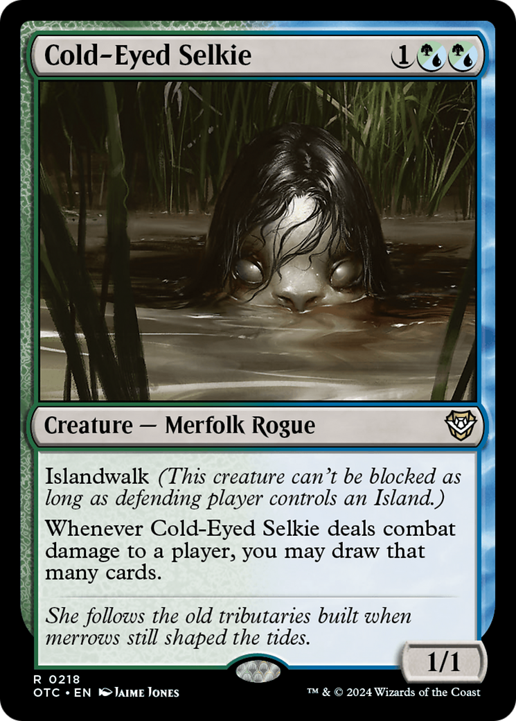Cold-Eyed Selkie [Outlaws of Thunder Junction Commander] - Magic: The Gathering - Card Brawlers | Quebec | Canada |