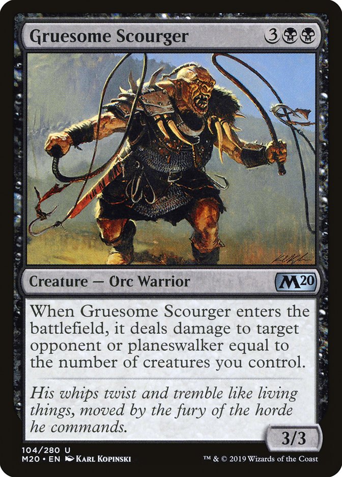 Gruesome Scourger [Core Set 2020] - Magic: The Gathering - Card Brawlers | Quebec | Canada |