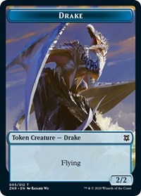 Drake // Plant Double-Sided Token [Zendikar Rising Tokens] - Magic: The Gathering - Card Brawlers | Quebec | Canada |