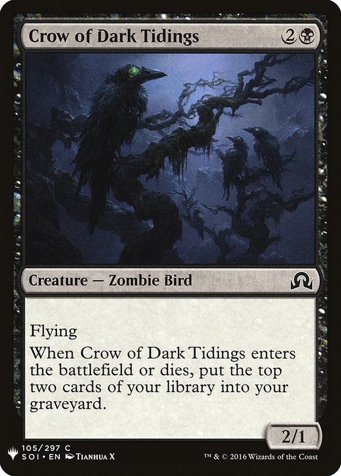 Crow of Dark Tidings [Mystery Booster] - Magic: The Gathering - Card Brawlers | Quebec | Canada |