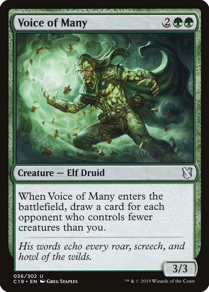 Voice of Many [Commander 2019] - Magic: The Gathering - Card Brawlers | Quebec | Canada |