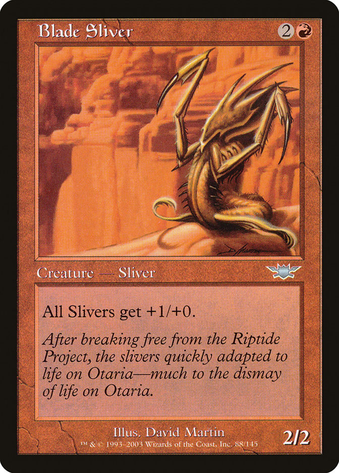 Blade Sliver [Legions] - Magic: The Gathering - Card Brawlers | Quebec | Canada |
