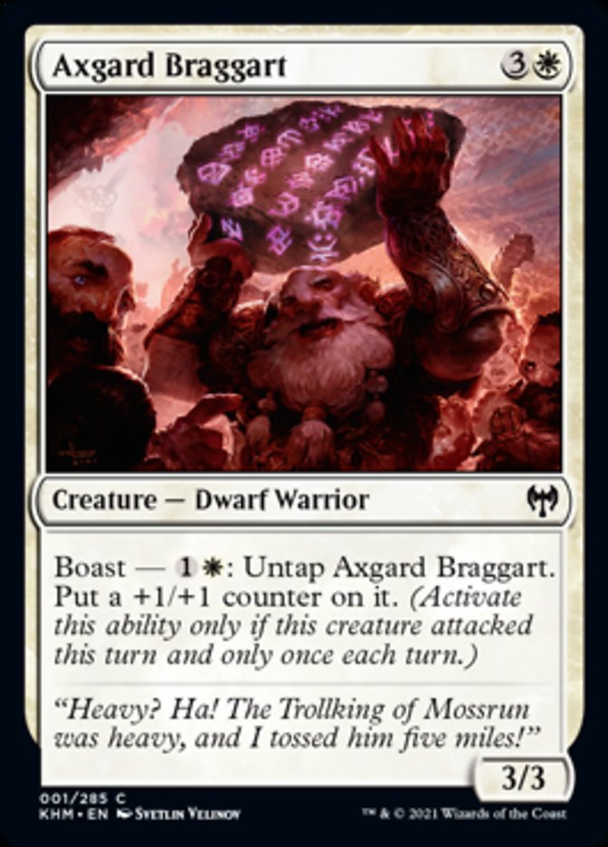 Axgard Braggart [Kaldheim] - Magic: The Gathering - Card Brawlers | Quebec | Canada |