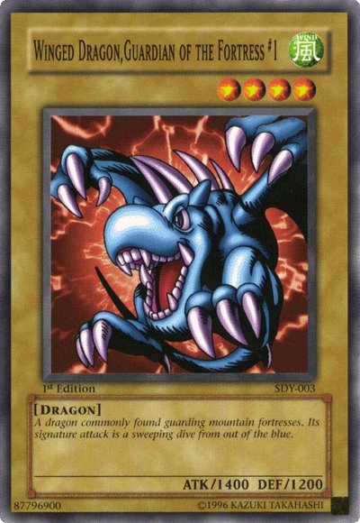 Winged Dragon, Guardian of the Fortress #1 [SDY-003] Common - Yu-Gi-Oh! - Card Brawlers | Quebec | Canada |