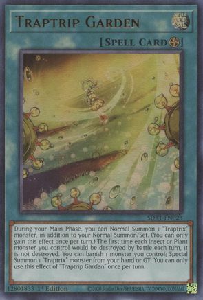 Traptrip Garden [SDBT-EN023] Ultra Rare - Yu-Gi-Oh! - Card Brawlers | Quebec | Canada |