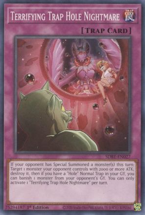 Terrifying Trap Hole Nightmare [SDBT-EN027] Common - Yu-Gi-Oh! - Card Brawlers | Quebec | Canada |