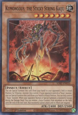 Kumongous, the Sticky String Kaiju [SDBT-EN010] Common - Yu-Gi-Oh! - Card Brawlers | Quebec | Canada |