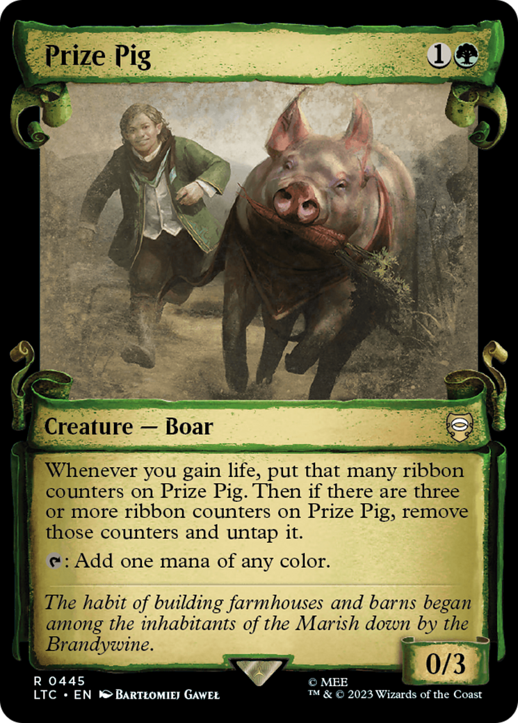 Prize Pig [The Lord of the Rings: Tales of Middle-Earth Commander Showcase Scrolls] - Magic: The Gathering - Card Brawlers | Quebec | Canada |