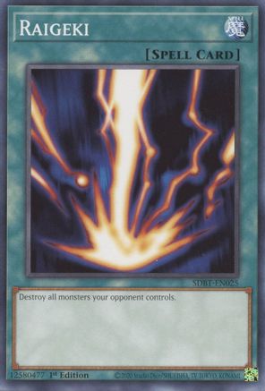 Raigeki [SDBT-EN025] Common - Yu-Gi-Oh! - Card Brawlers | Quebec | Canada |