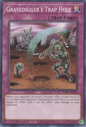 Gravedigger's Trap Hole [SDBT-EN033] Common - Yu-Gi-Oh! - Card Brawlers | Quebec | Canada |