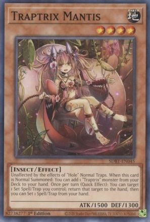 Traptrix Mantis [SDBT-EN045] Common - Yu-Gi-Oh! - Card Brawlers | Quebec | Canada |
