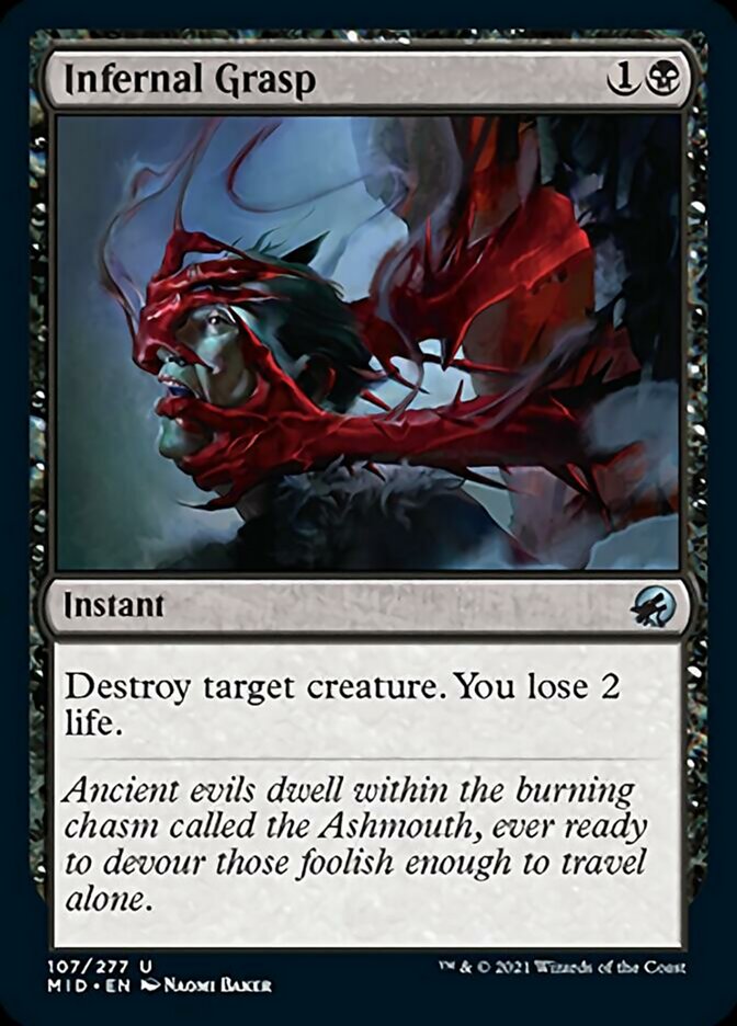 Infernal Grasp [Innistrad: Midnight Hunt] - Magic: The Gathering - Card Brawlers | Quebec | Canada |