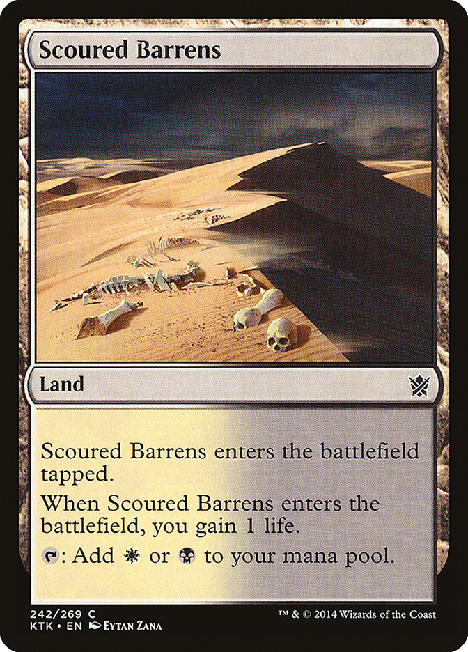 Scoured Barrens [Khans of Tarkir] - Magic: The Gathering - Card Brawlers | Quebec | Canada |