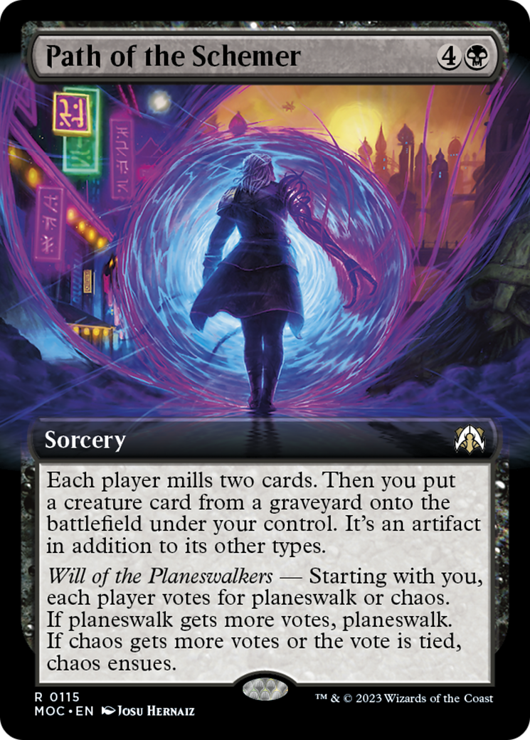 Path of the Schemer (Extended Art) [March of the Machine Commander] - Magic: The Gathering - Card Brawlers | Quebec | Canada |