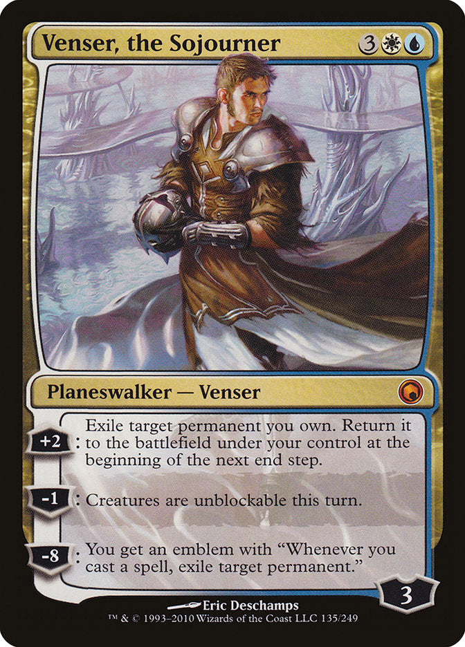 Venser, the Sojourner [Scars of Mirrodin] - Magic: The Gathering - Card Brawlers | Quebec | Canada |