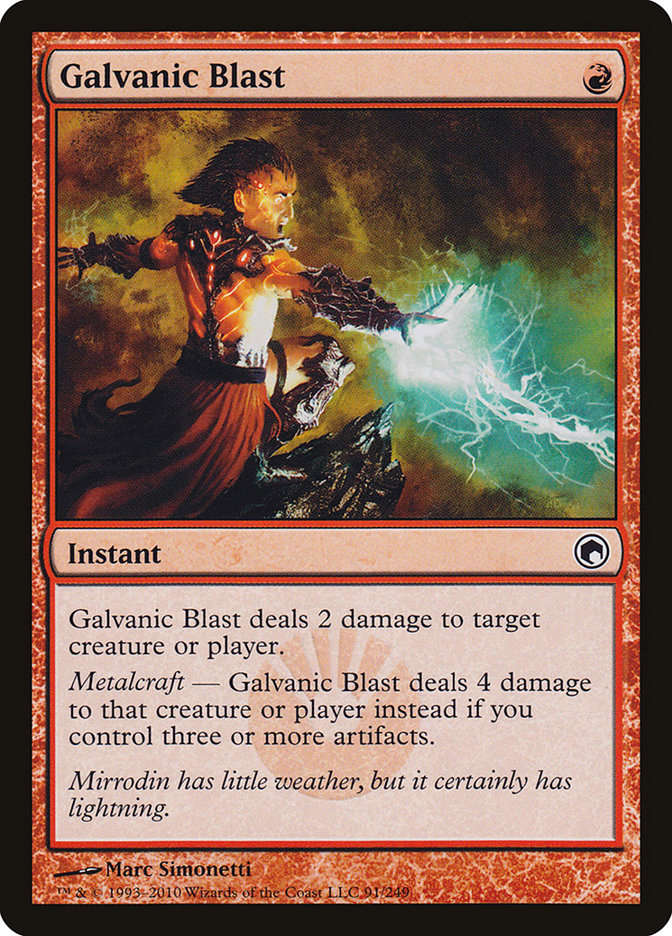 Galvanic Blast [Scars of Mirrodin] - Magic: The Gathering - Card Brawlers | Quebec | Canada |
