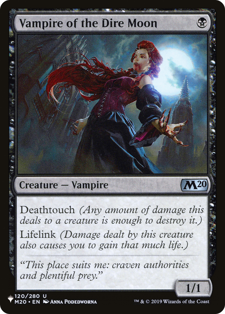 Vampire of the Dire Moon [The List] - Magic: The Gathering - Card Brawlers | Quebec | Canada |