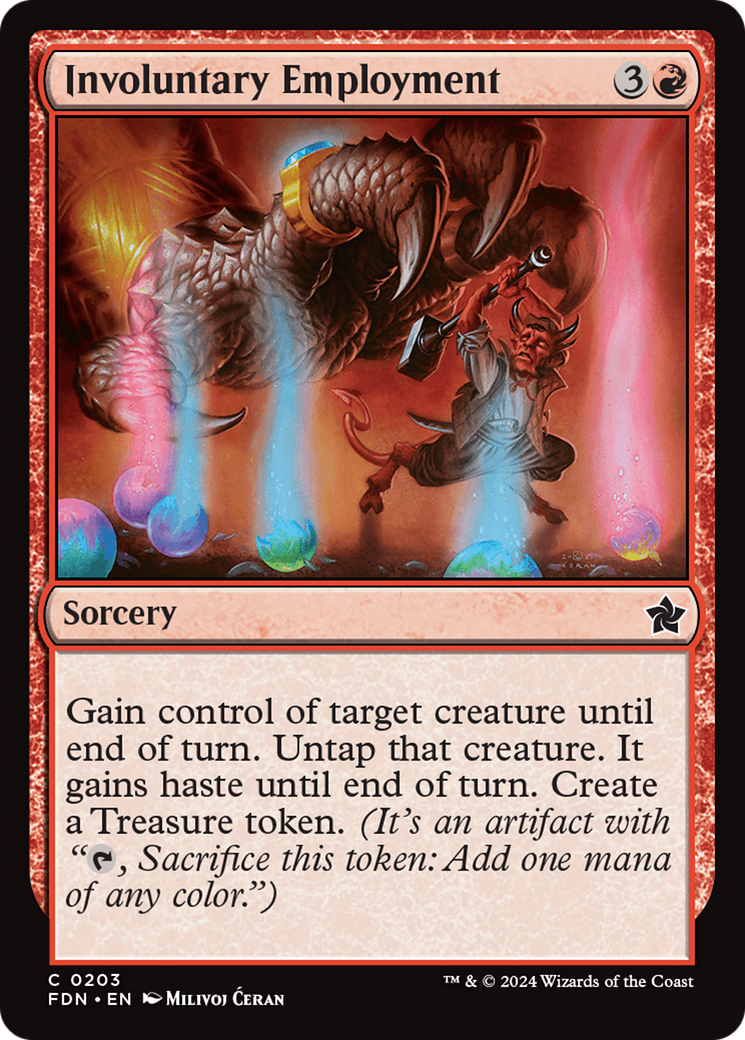 Involuntary Employment [Foundations] - Magic: The Gathering - Card Brawlers | Quebec | Canada |