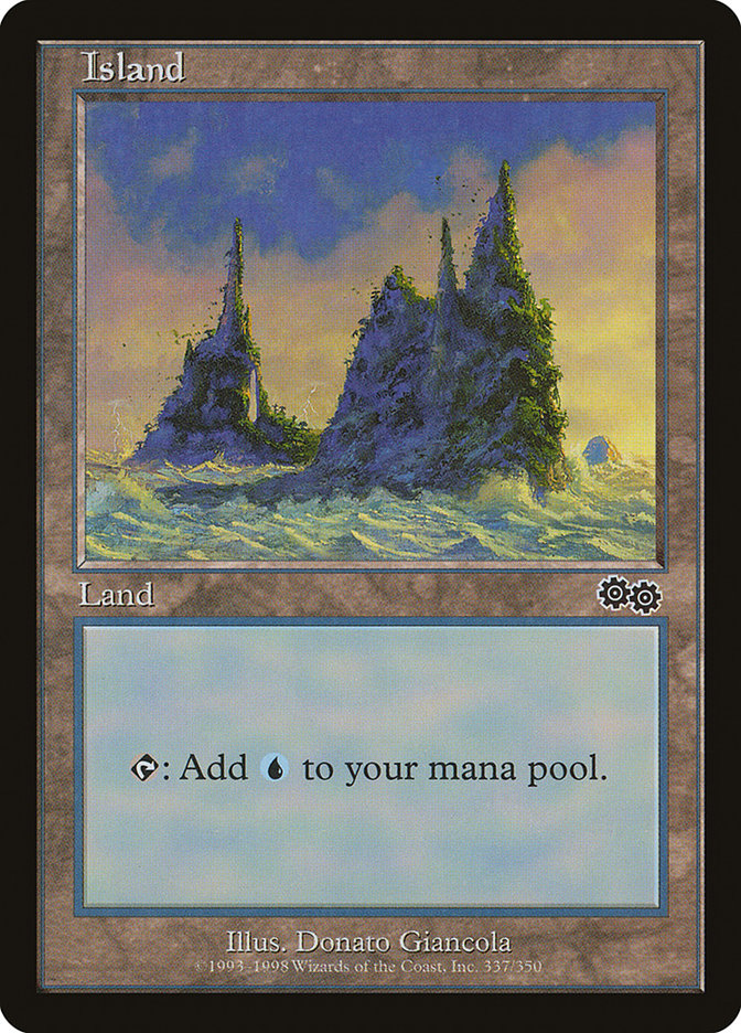 Island (337) [Urza's Saga] - Magic: The Gathering - Card Brawlers | Quebec | Canada |