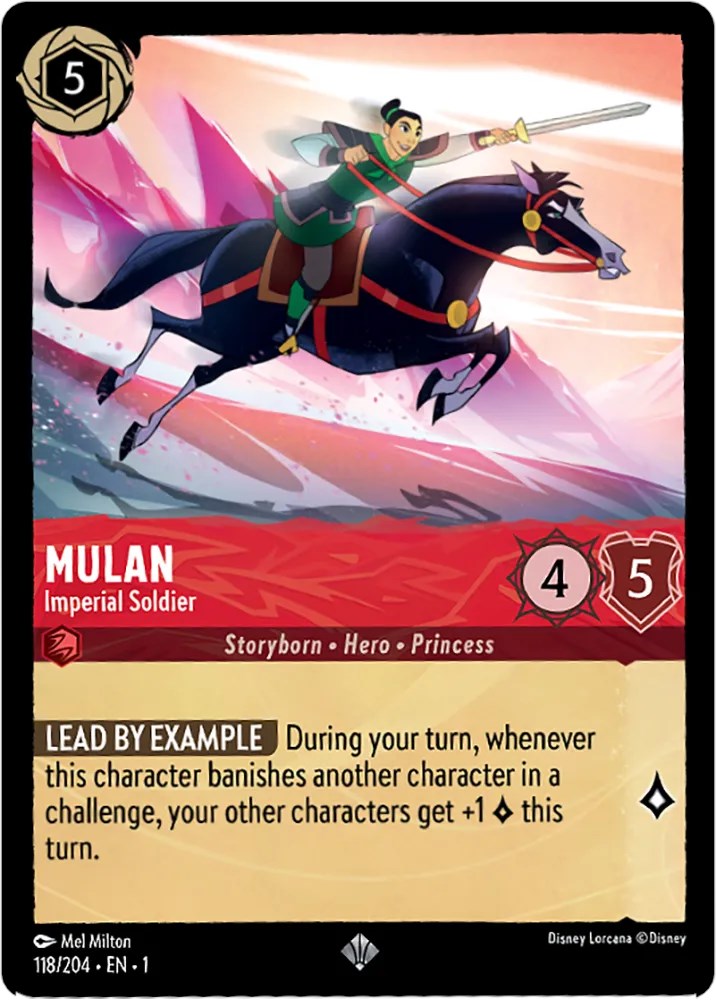 Mulan - Imperial Soldier (118/204) [The First Chapter] - Disney - Card Brawlers | Quebec | Canada |