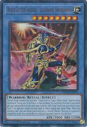 Black Luster Soldier - Legendary Swordsman [MAZE-EN011] Ultra Rare - Yu-Gi-Oh! - Card Brawlers | Quebec | Canada |