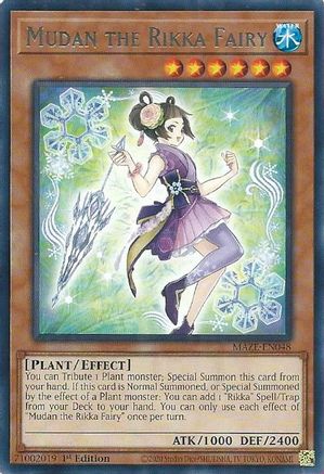 Mudan the Rikka Fairy [MAZE-EN048] Rare - Yu-Gi-Oh! - Card Brawlers | Quebec | Canada |