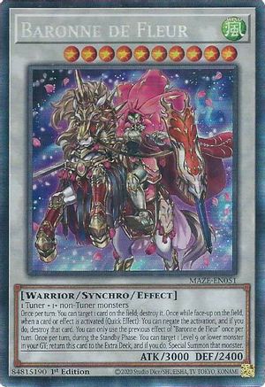 Baronne de Fleur [MAZE-EN051] Collector's Rare - Yu-Gi-Oh! - Card Brawlers | Quebec | Canada |