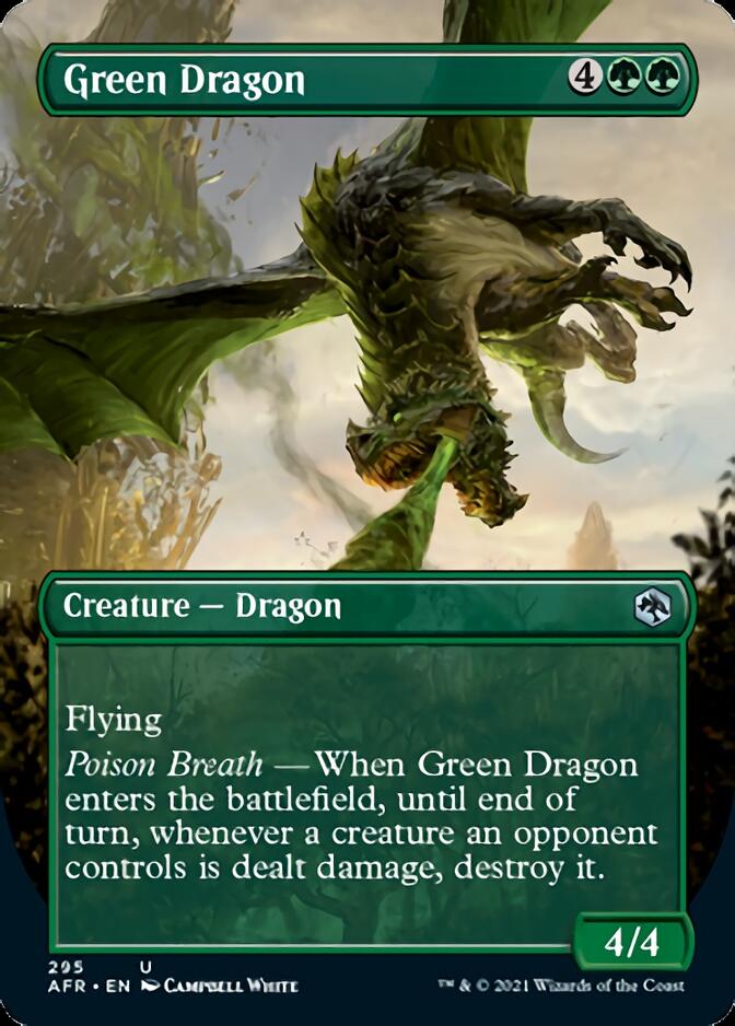 Green Dragon (Borderless Alternate Art) [Dungeons & Dragons: Adventures in the Forgotten Realms] - Magic: The Gathering - Card Brawlers | Quebec | Canada |