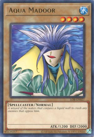 Aqua Madoor (25th Anniversary) [LOB-EN027] Rare - Yu-Gi-Oh! - Card Brawlers | Quebec | Canada |