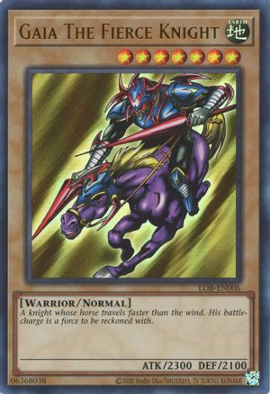 Gaia The Fierce Knight (25th Anniversary) [LOB-EN006] Ultra Rare - Yu-Gi-Oh! - Card Brawlers | Quebec | Canada |