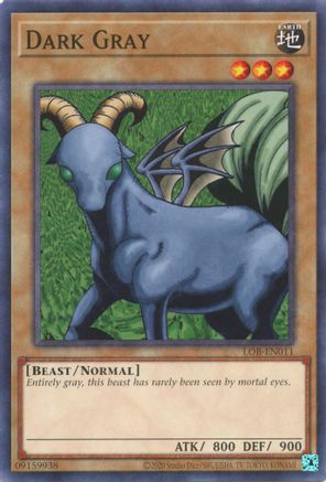 Dark Gray (25th Anniversary) [LOB-EN011] Common - Yu-Gi-Oh! - Card Brawlers | Quebec | Canada |